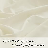 Vista 2 de Sábana bajera ajustable individual solamente – Microfibra premium 1800 súper suave y acogedora, resistente a arrugas, decoloración y encogimiento