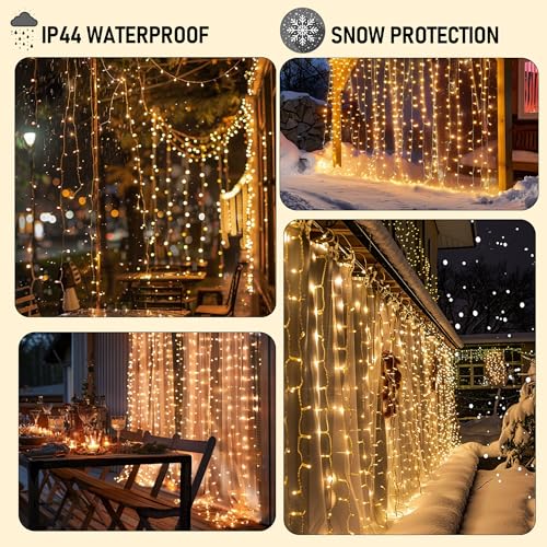 Dazzle Bright CL-300CC 300 Led Curtain String Lights thumb #6