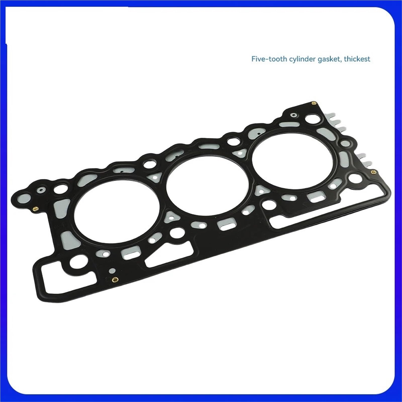 Juntas de enfriador de aceite Juego de juntas de culata para motor 3.0 T 306DT, compatible con Land Rover Range Rover L405 L320 L494 05-22 3.0T LR013066(4-tooth gasket)