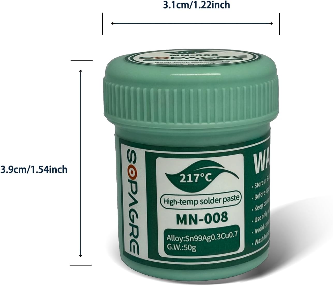 Sn99/Ag0.3/Cu0.7 SMD Welding Paste217°C High Temperature Lead-free No Clean Solder Paste For Phone Component Repair