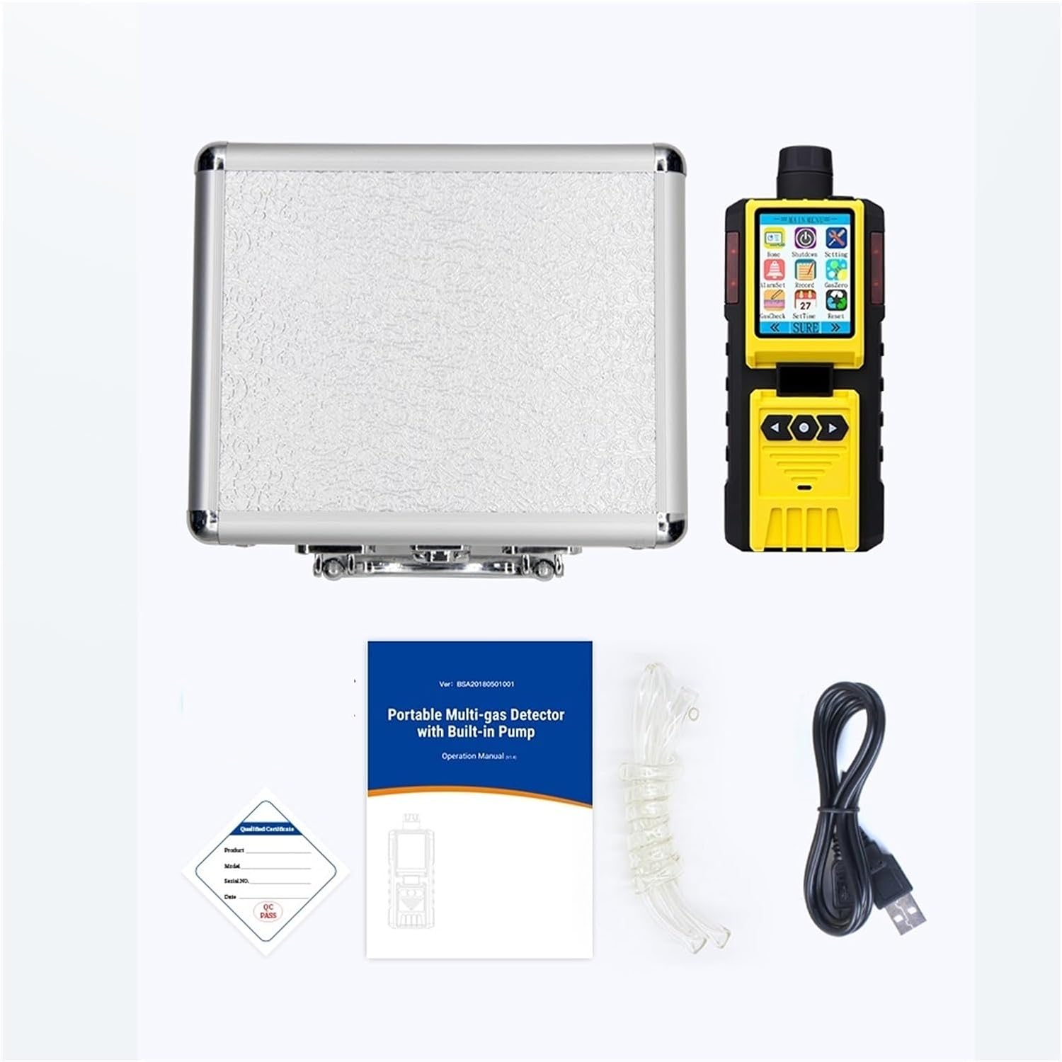 Air Quality Tester, Pumping Gas Detector Portable EX Combustible gas Four Alarm methods explosion-proof Alarm detector,Enjoy the Health Benefits