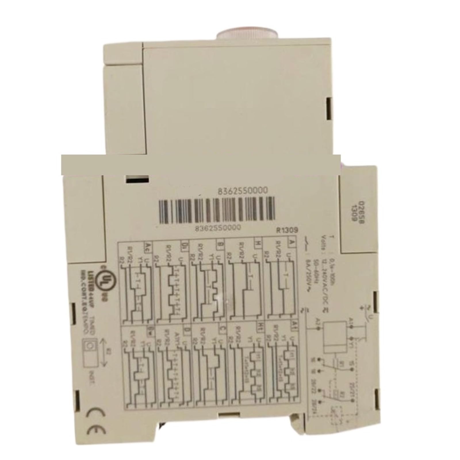 Relais temporisé WAS2 3ph 8705630000 pour automatisme et commande BTM-S