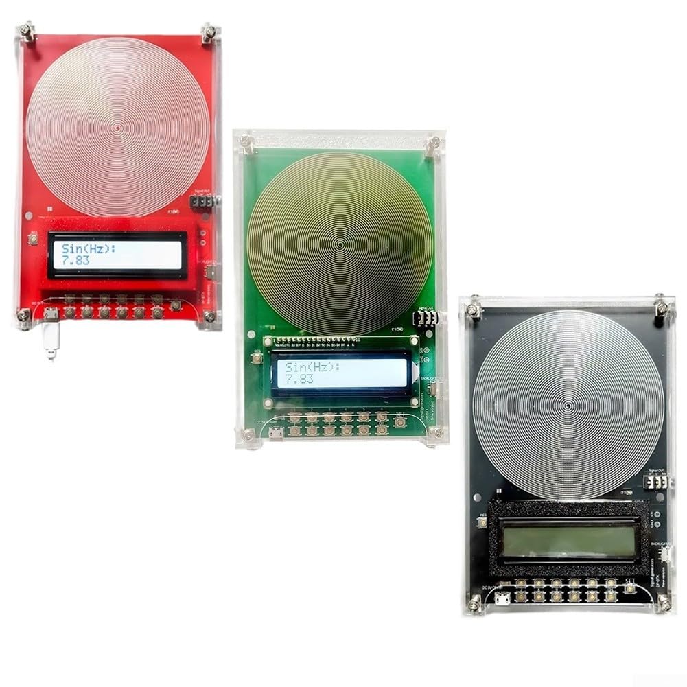 Resonanz-Pulsgenerator 7,83 Hz – Einstellbar 0,1 Hz–30 KHz, Sinus/Rechteck, USB, Acryl-Gehäuse (Schwarz)