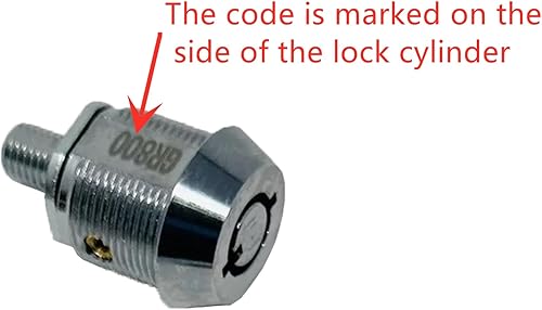 Miniatura 2 de KeyPower Llaves (2) GR777 Llave tubular para puerta de lavadora comercial Whirlpool Greenwald, panel de serviciolavadora de monedas, compatible con