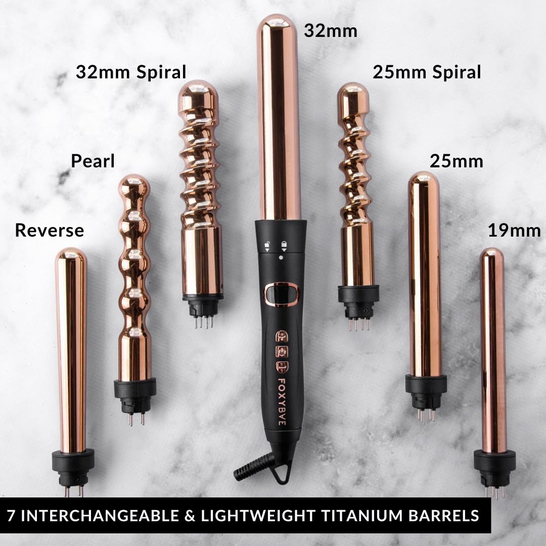 FoxyBae 7-in-1 Curling Iron Set, Le display picture 1
