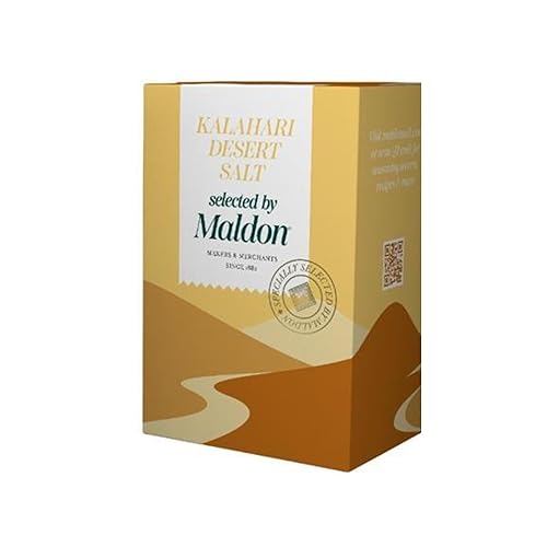 Miniatura 3 de Sal del desierto Kalahari seleccionada por Maldon, sal naturalmente gruesa cosechada del desierto de Kalahari, perfecta para una amplia gama de