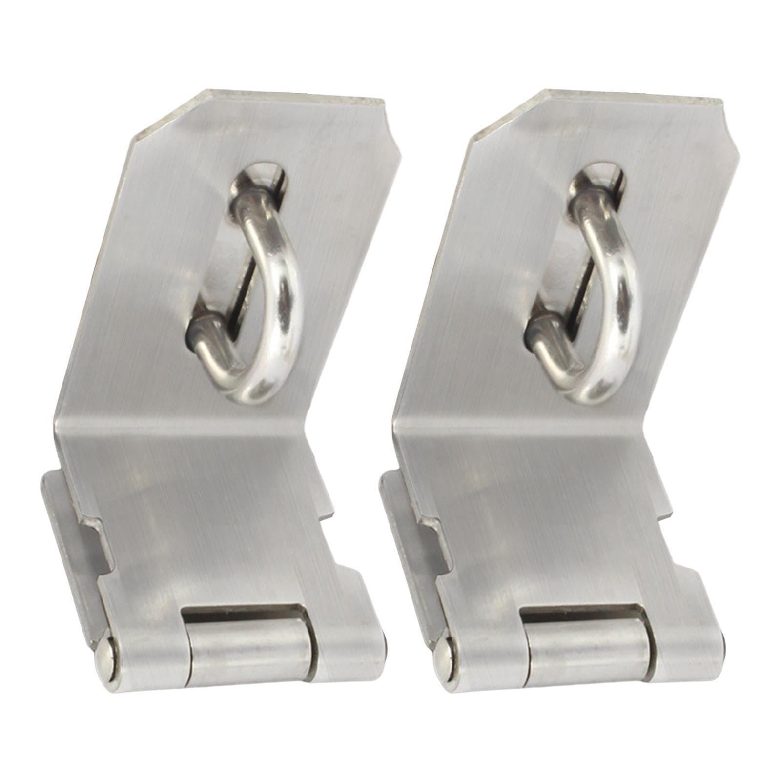KTUXZCI Modern Hasp Door Locks Assist in Securing Cabinets Drawers Providing Unique Blend of Style and Reliability Privacy Padlock Latch Hasp 90 Degree Drawer