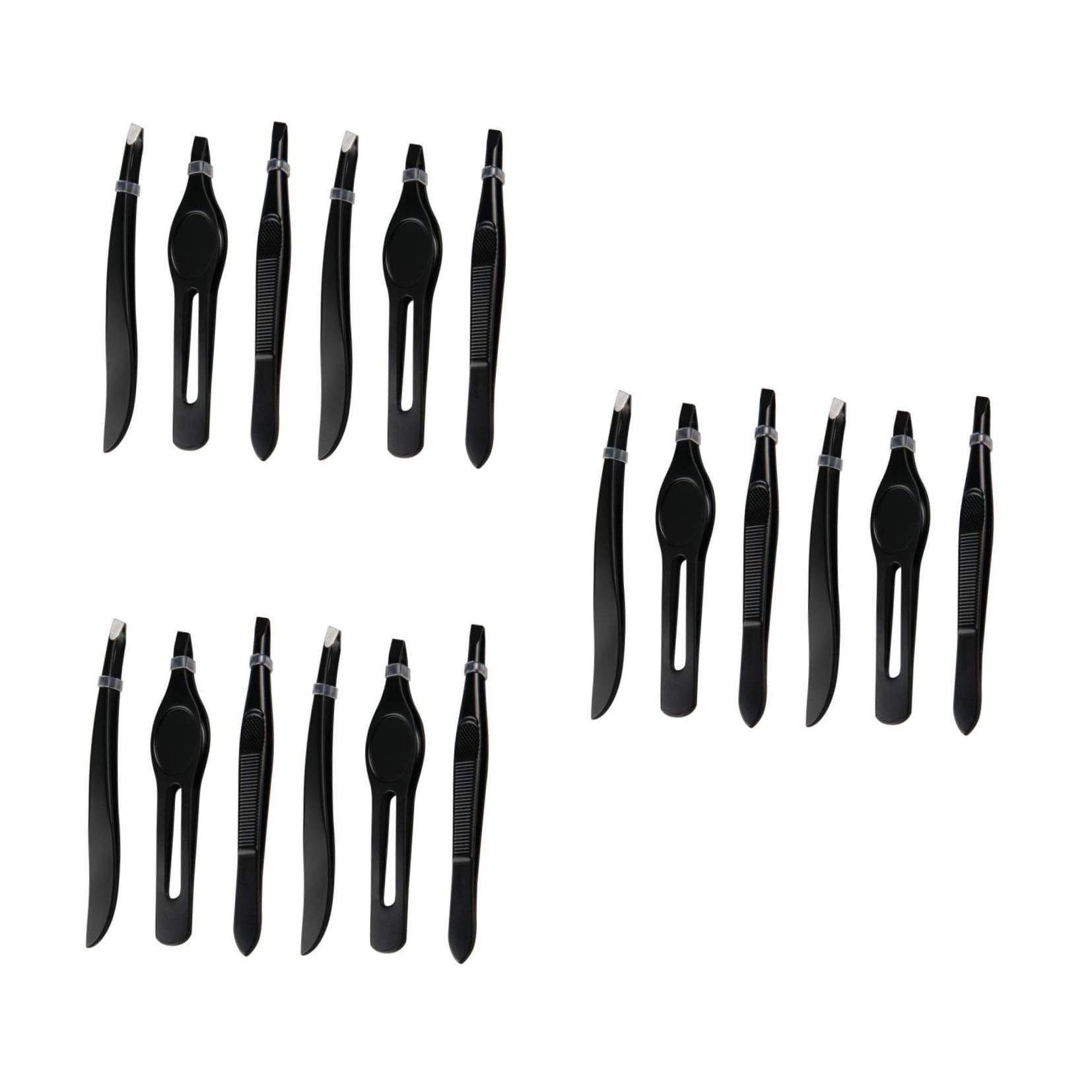 Healeved 3sets Pinzette Inossidabile Per Sopracciglia Makeup Creativi Per e Pratici Per Personale