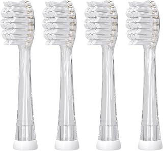 Replacement Brush Heads ，Compatible For SG-2139, SG-513, And SG-977 Electric Toothbrush - Soft Bristles, Pack Of 8 (Model ...