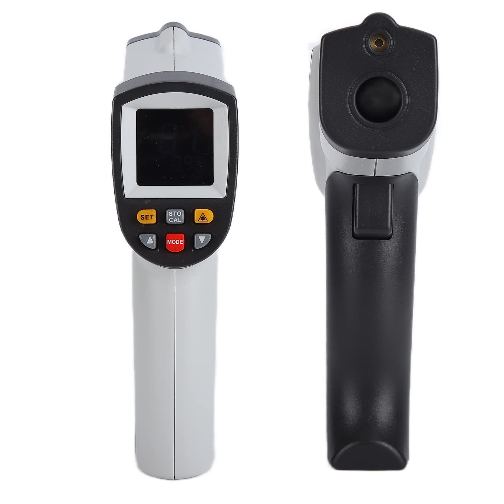 Termometro Pistola per Temperatura Industriale Professionale LCD Digitale Senza Contatto Palmare per Tubi di Acqua Calda, Motori, Industria