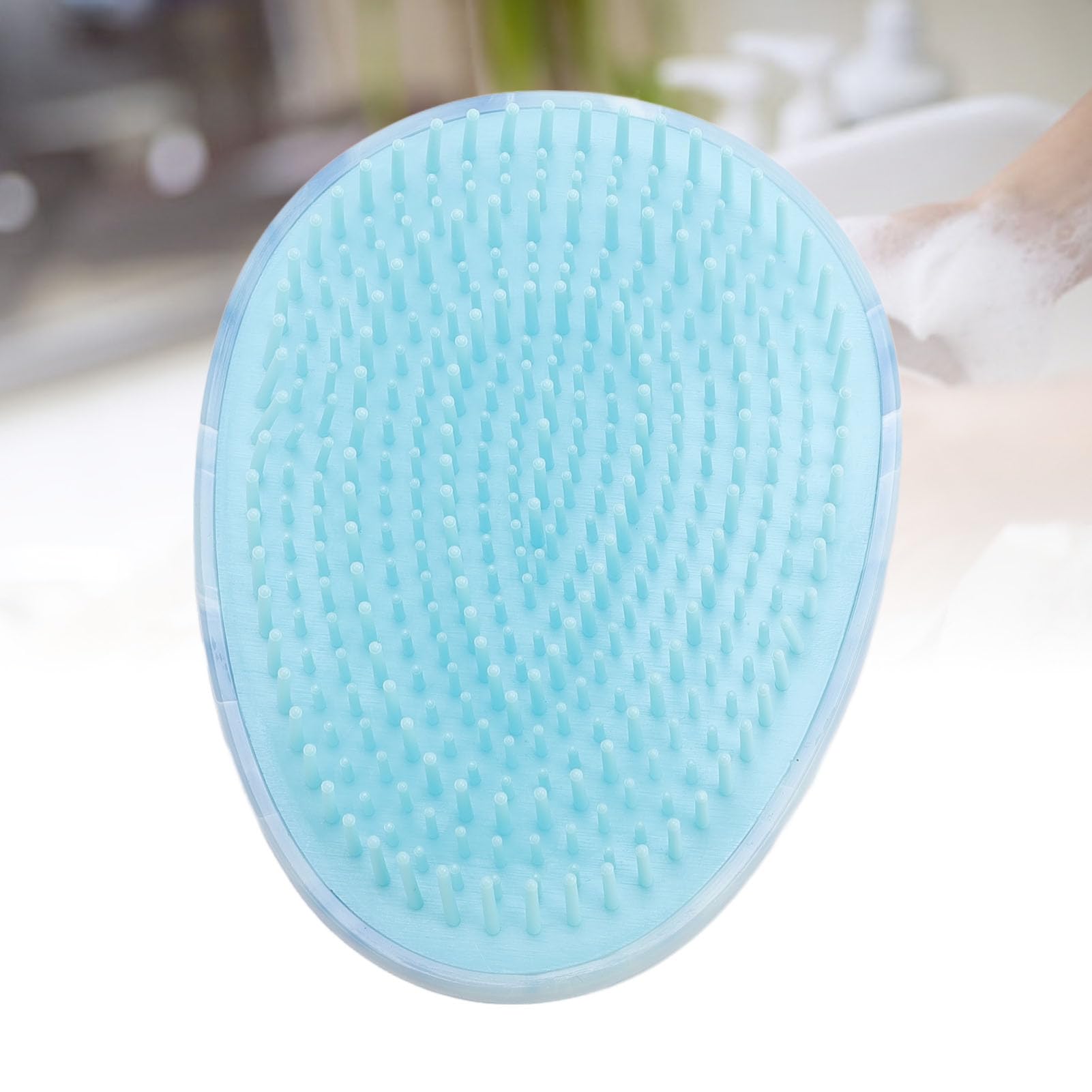 Egg Shape Detangling Hair Brush for Women Girls Kids - Portable -Knot Scalp Comb for Wet or Dry Hair Gentle Styling Beauty Tool - Image 2