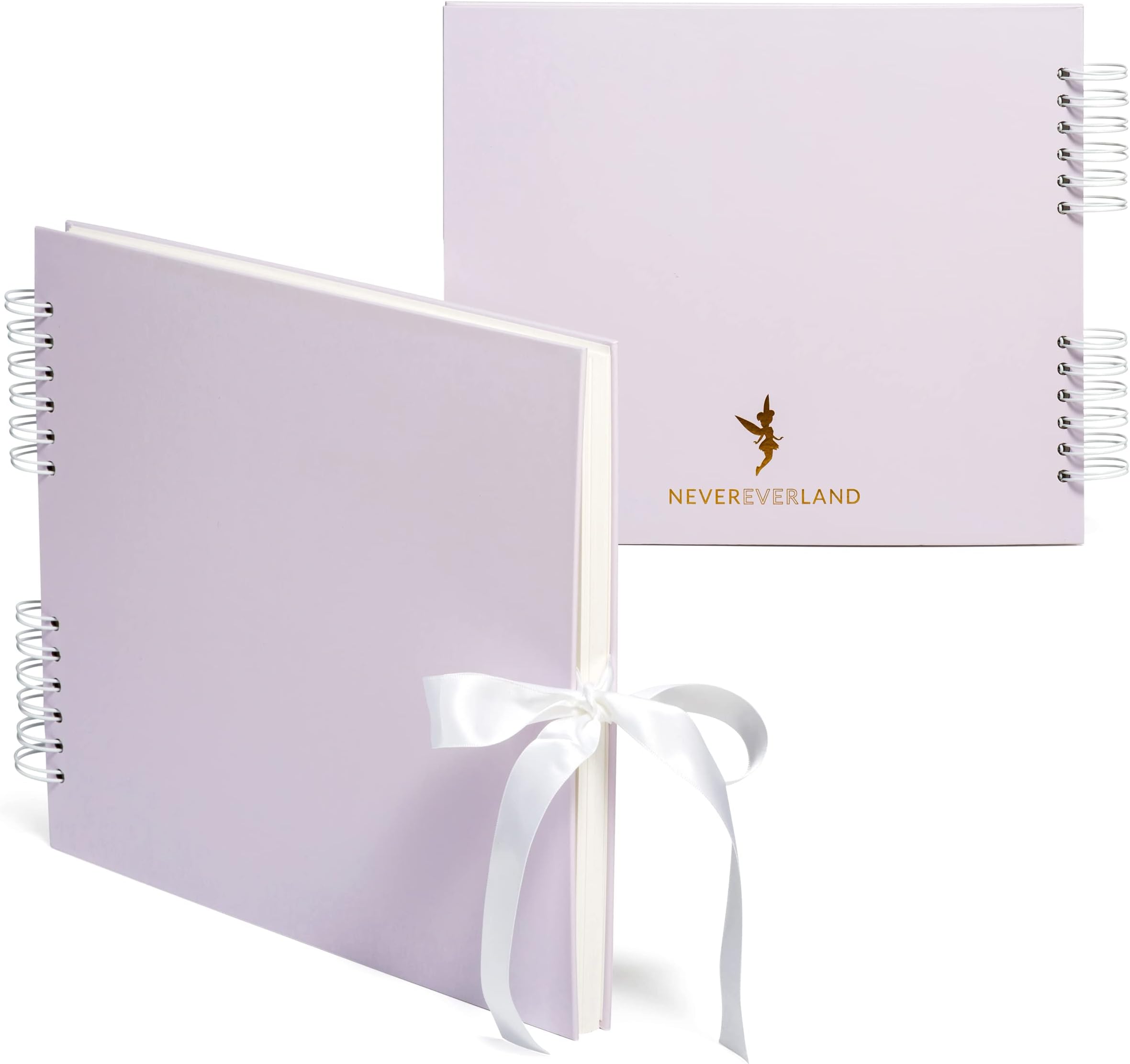 Never Ever Land Scrapbook Album – 12x10 Purple Scrap Book. Scrapbooking Supplies, Memory Book, Wedding Guest Book, Photo Album, Baby Shower Gifts, Valentines, Engagement Gifts, and Anniversary