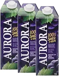 Suco de Uva Aurora Tinto Integral 100% Suco 1,5L Tetra Pak c/ 3 Und