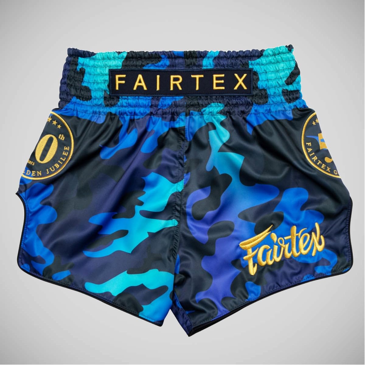 Fairtex BS1916 Golden Jubileo Luster Muay Thai Shorts