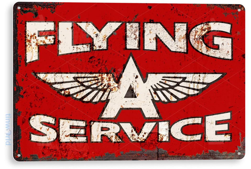 Amazon.com: Tinworld Tin Sign: “Flying A Service