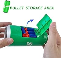 Vista 7 de AGM MASTECH Lanzador de dardos de espuma transformadora con 30 dardos suaves y 3 objetivos, modelo coleccionable para adolescentes y adultos