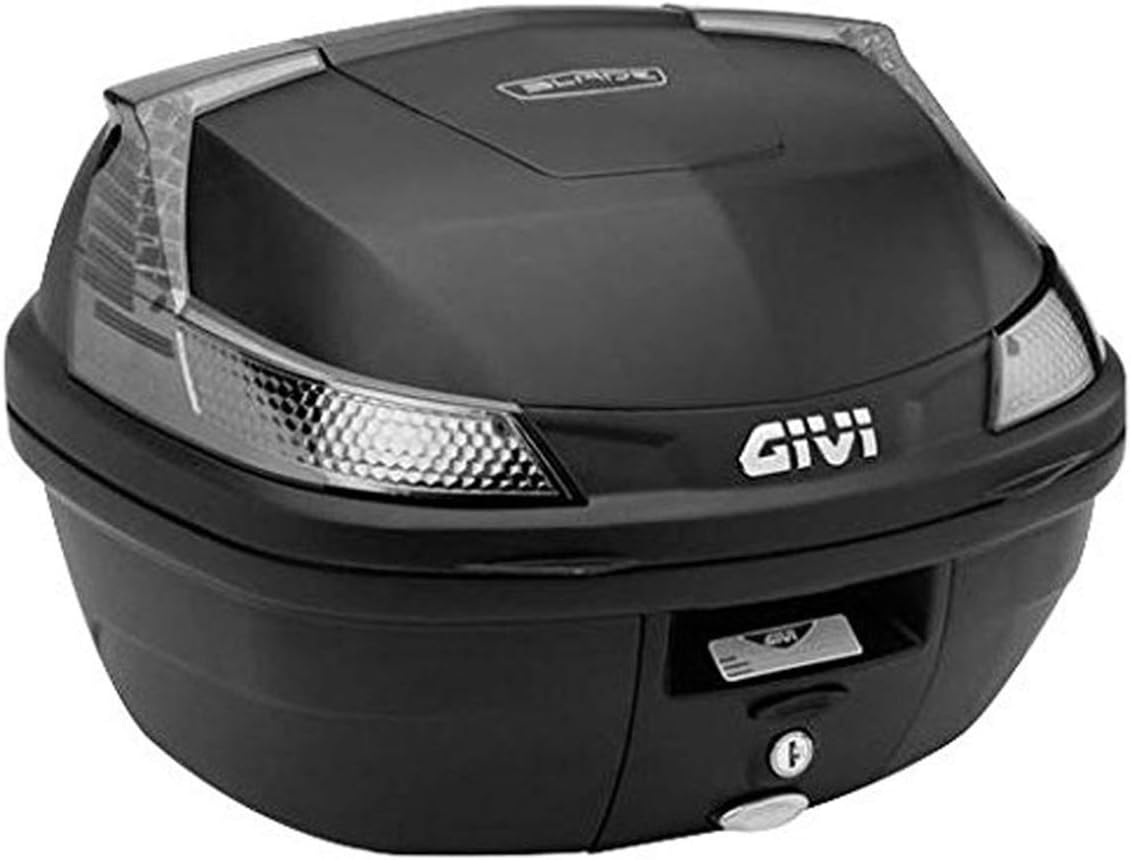 Top Case GIVI Monolock 37 Litros (Negro Mate/Lentes Ahumadas)