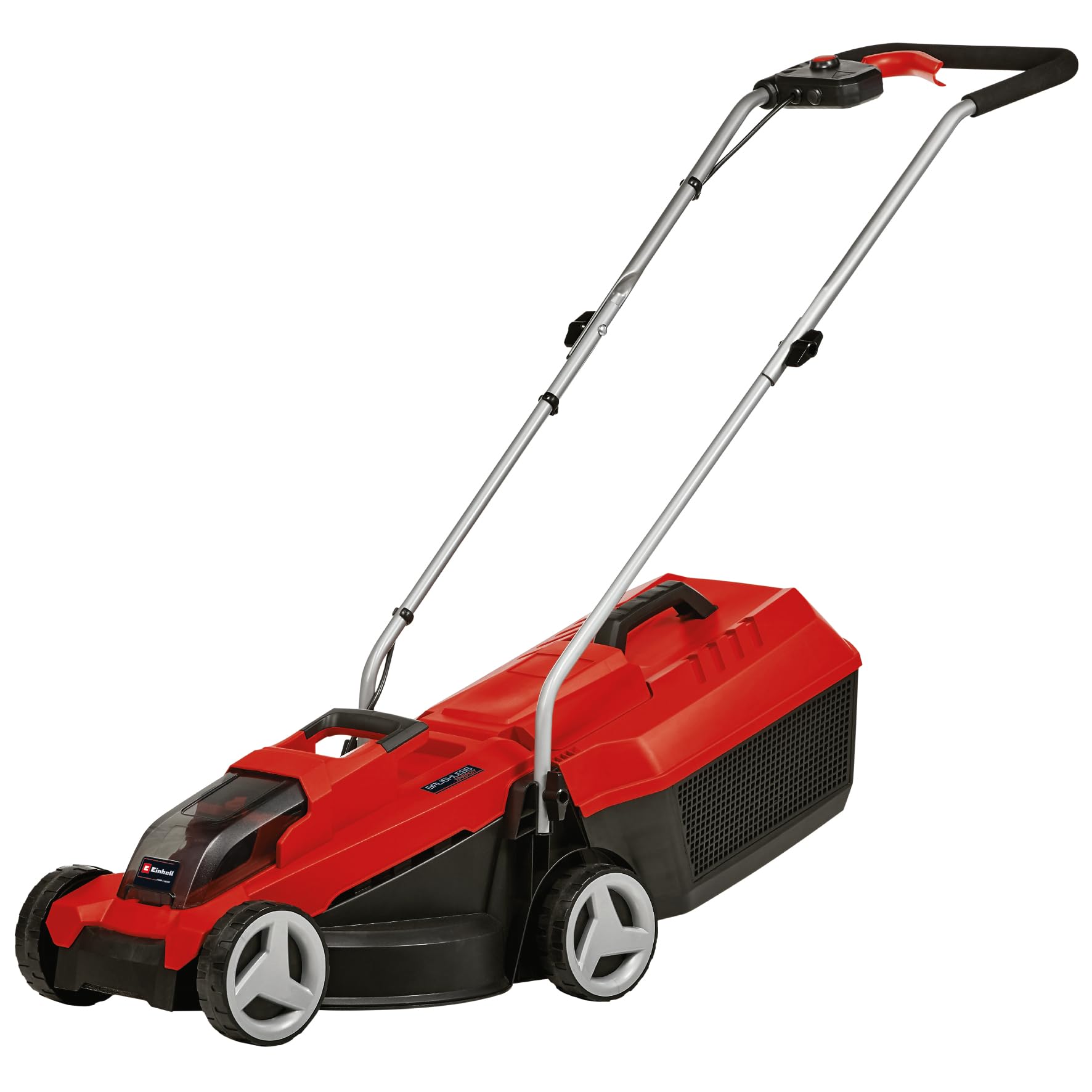 Einhell Akülü Çim Biçme Makinesi GE-CM 18/32 Li-Solo Power X-Change (li-ion, kömürsüz motor, 3 kademeli eksenel kesme yüksekliği ayarı 30-70 mm)