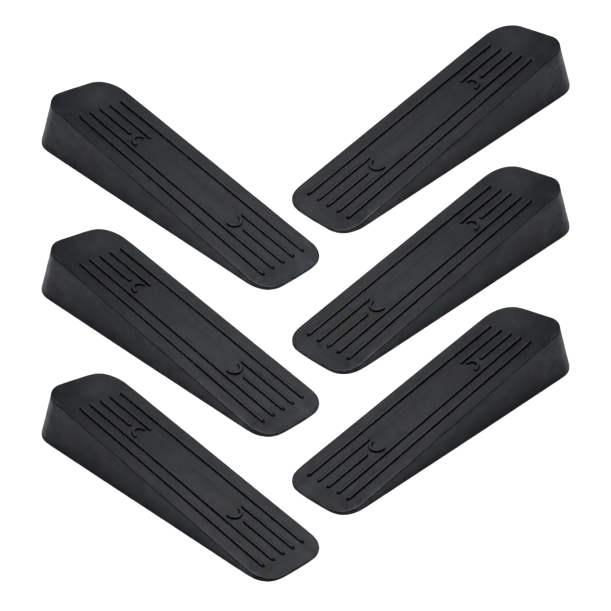 Rubber Door Stopper Wedge, Heavy Duty Anti-Slip Door Holder & Blocker with Strong Grip for Tiles, Marble, Wood, Carpet & Cement Floors | Home, Office, School & Warehouse Use (Brown) — Amazon image 8