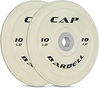 Vista 17 de CAP Barbell - Disco olímpico de goma para barra de pesas, para múltiples opciones