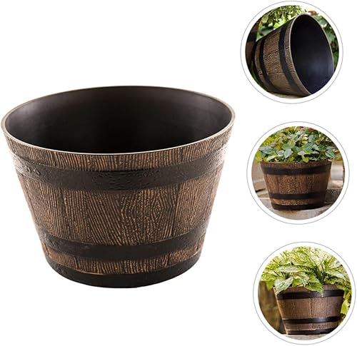 Miniatura 2 de BESTOYARD Maceta de resina para maceta pequeña, extra grande, soporte decorativo para macetas