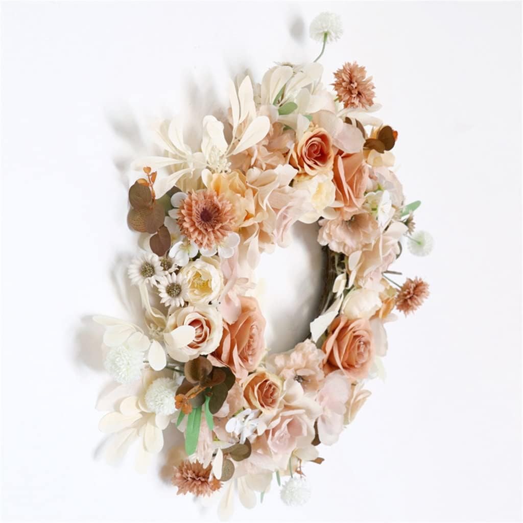 Faux Rose Garland Outdoor Wedding Scene Decoration Patio Door Decoration Wall Hanging