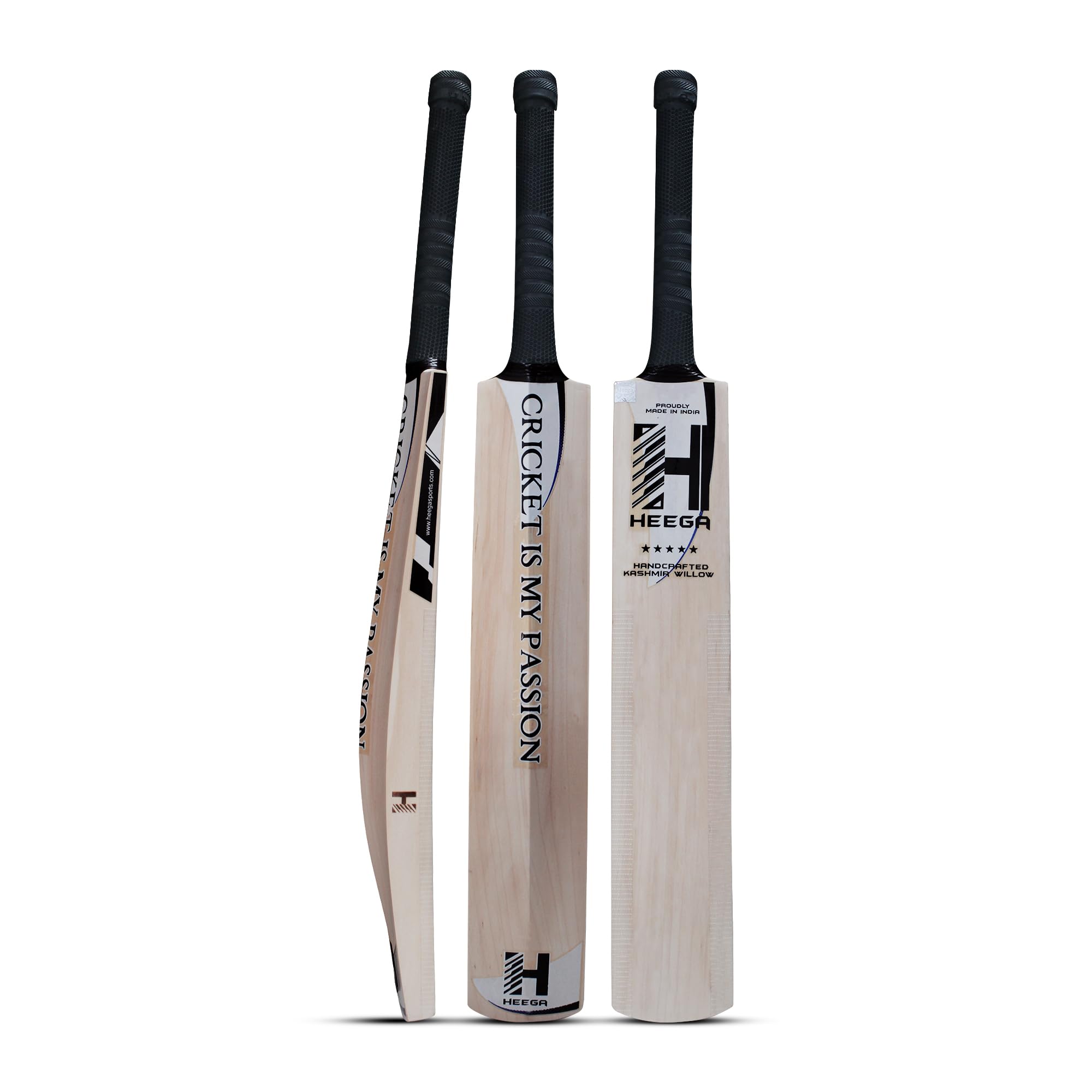 Heega Cricket is My Passion Kashmir Willow Cricket Bat | Supreme Quality - Size : LH (34.25)-image-26