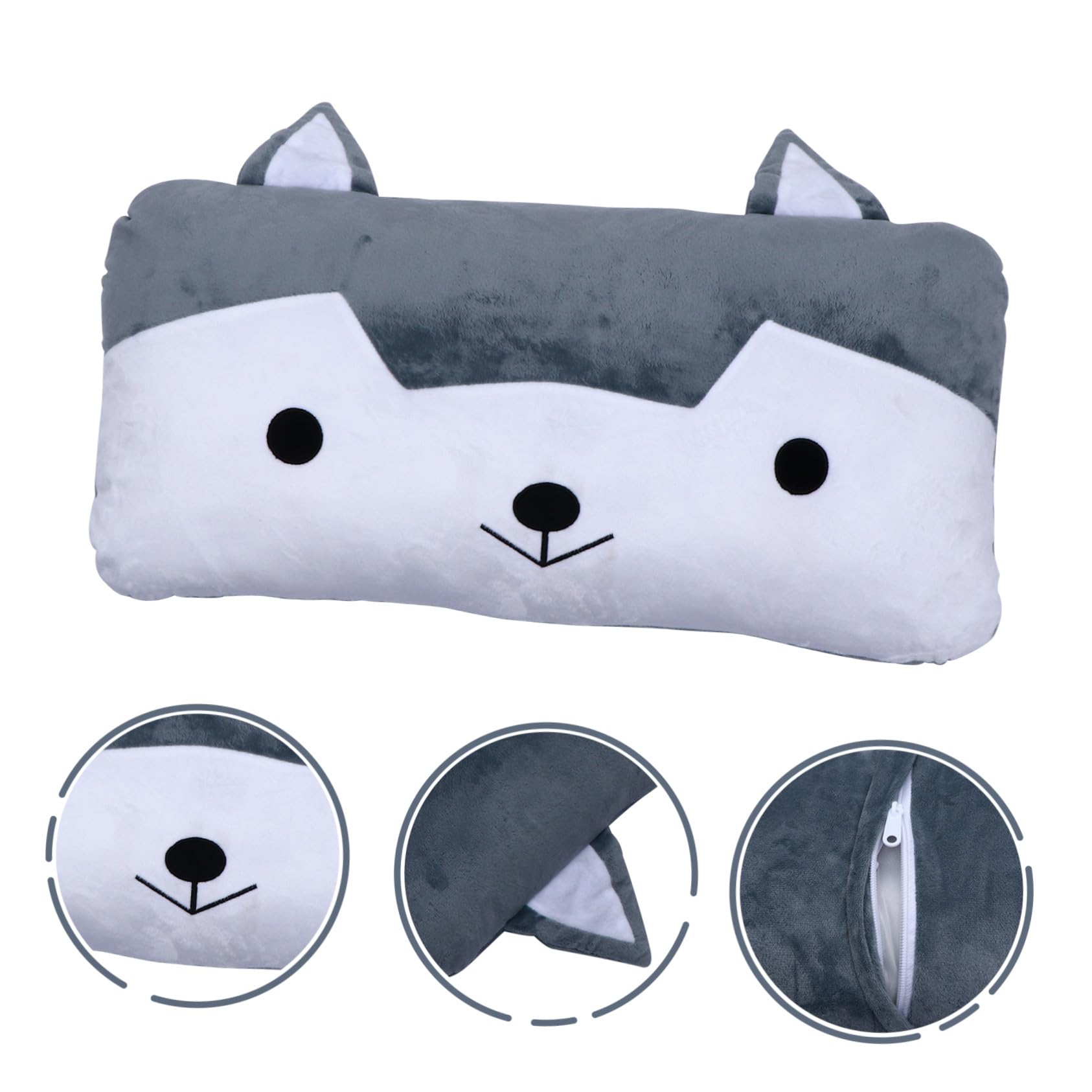Cuscino di Peluche lungo Creativo, Morbido, 1 Pezzo | Forma Simpatica, per Divano e Auto, Tessuto Peluche, Comfort al Tatto, Mantiene la Sagoma
