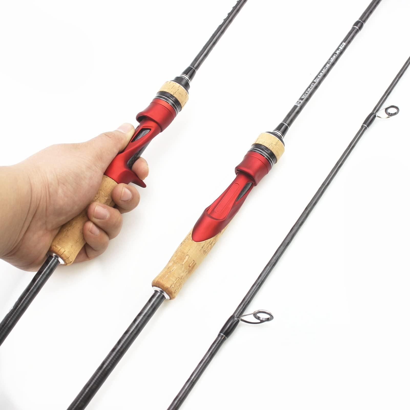 1.8m último Cebo Cebo caña Moda fundición rotación caña de Pescar caña de Pesca de Carbono Duro Cebo Peso 5-25 Gramos Pike Piete Peces Trucha caña de Pescar Crema de Pesca de Surf ZYHWX