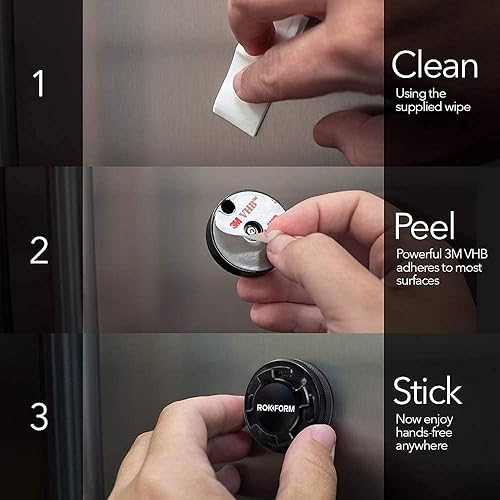 Miniatura 7 de Rokform - Funda de cristal para iPhone 13 Mini + soporte de teléfono RokLock de aluminio