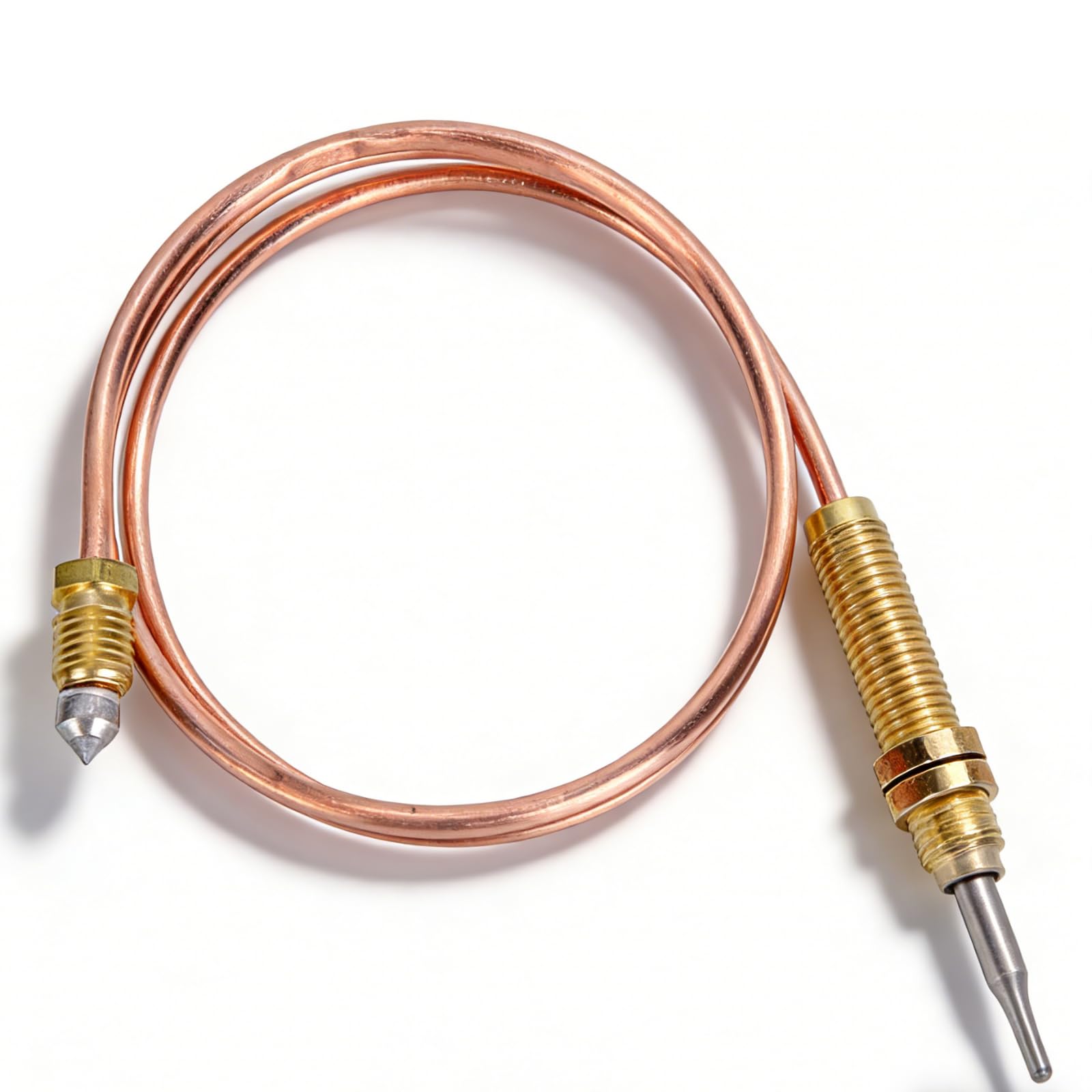 Termopar de Gas Universal M8 de 600mm, Sonda para Calentador de Gas, Brasero, Horno, Calentador de Agua, Rápida Respuesta y Rendimiento Estable, Pieza de Repuesto y Accesorio de Reemplazo