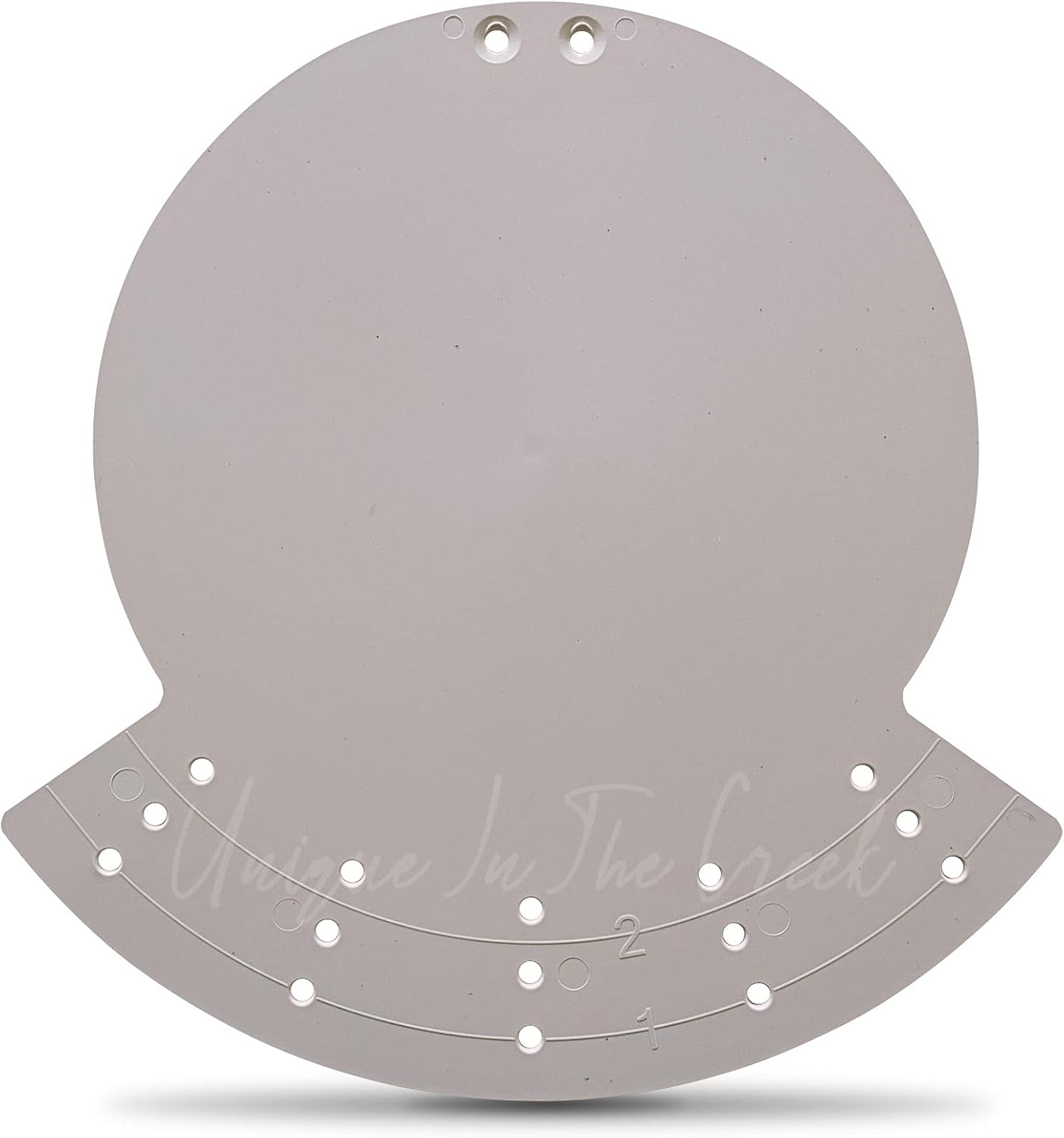 Unique In The Creek | Five (5) Pack | Rail Wreath Boards | Plastic | Round 13" | Craft Rail | Easy to Use Wreath Frame