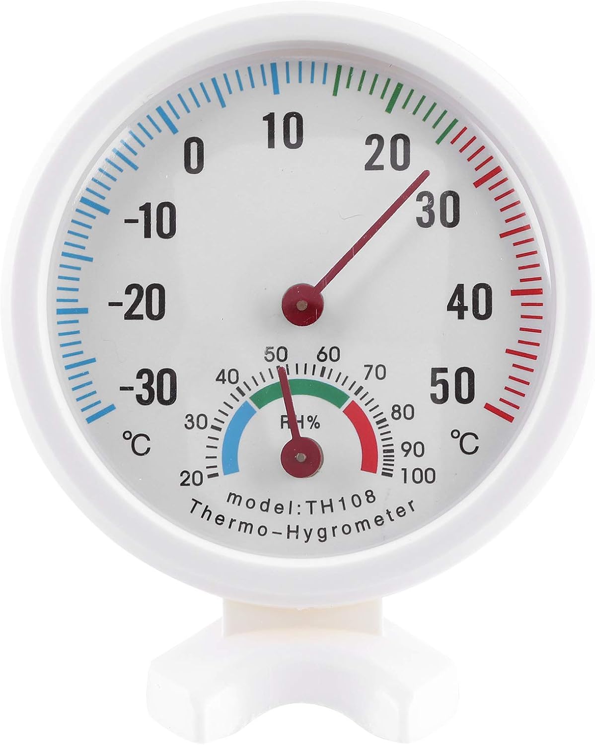 4 piezas termómetro higrómetro interior exterior temperatura digital pantalla LCD grande medidor de humedad herramientas de medición de calibre para incubadora de habitaciones invernadero bodega