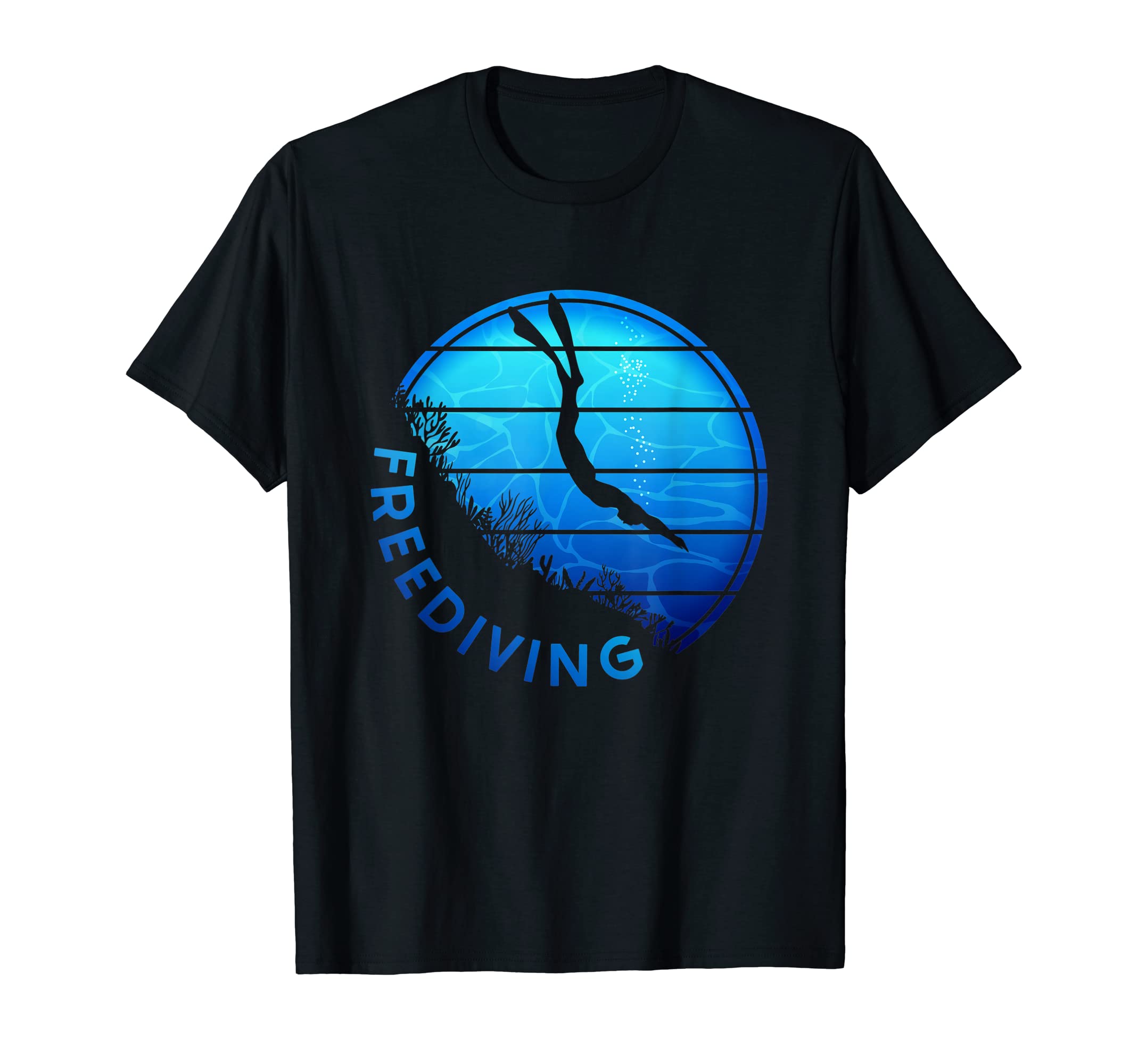 Deepwater FreedivingFreediving into the blue T-Shirt