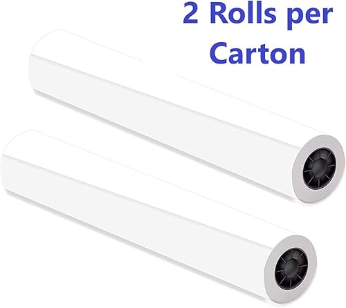 Miniatura 3 de Alliance Papel translúcido xerográfico de gran formato 36" x 500' Rollos Bond Engineering 92 Bright 18lb. 2 rollos por caja con núcleo de 3"