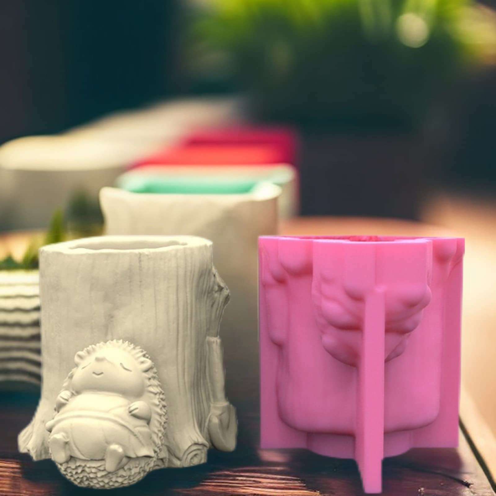 Moule en résine de Silicone pour Pot de fleurs succulentes,