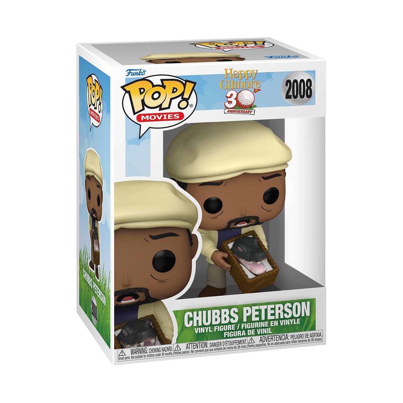 Funko Pop! Movies: Happy Gilmore - Chubbs Peterson - Collectable Vinyl Figure - Gift Idea - Official Merchandise - Toys for Kids & Adults - Movies