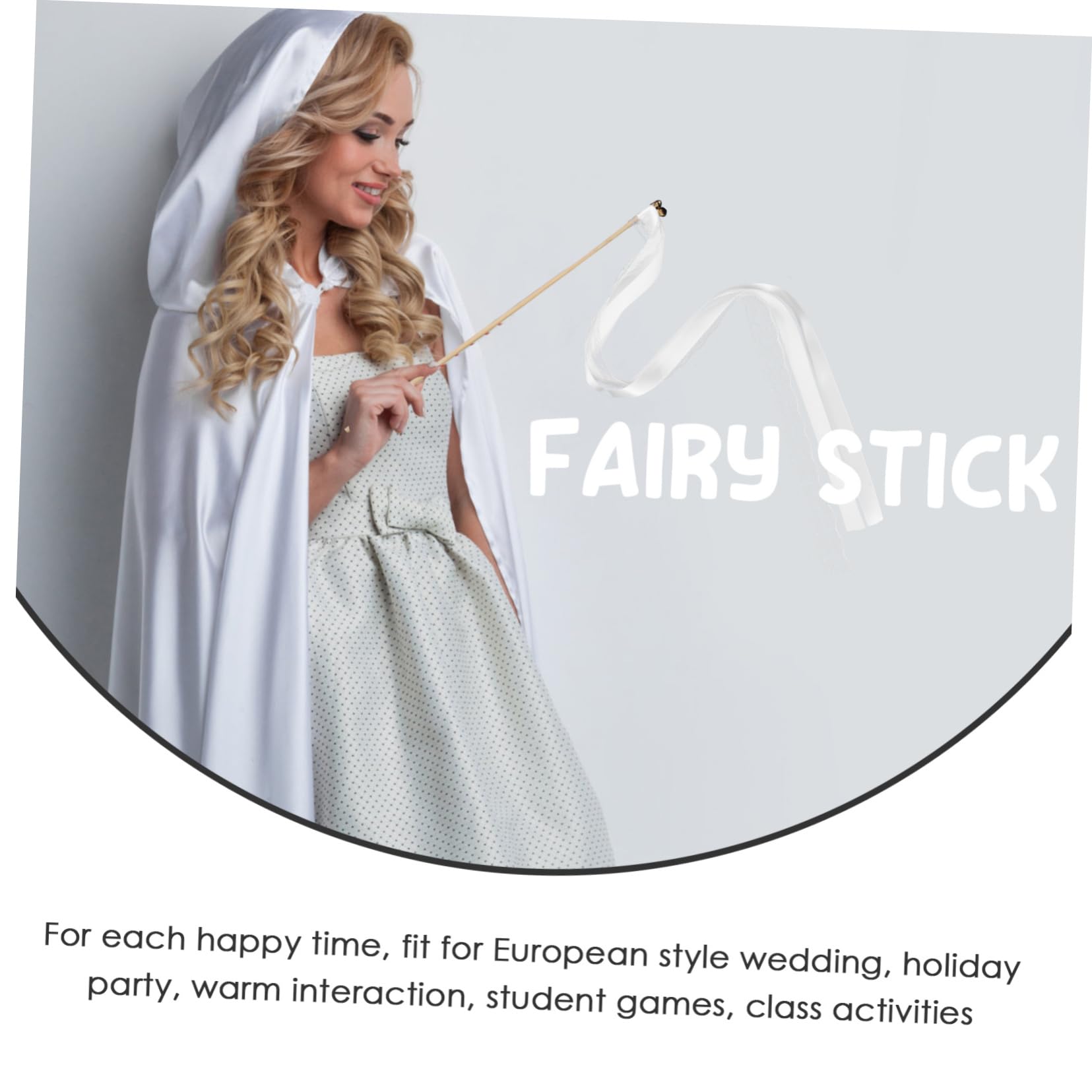Anneome 30piezas Varitas De Raso Con Cuentas Doradas Para Bodas Fiestas y Celebraciones Accesorios De Cheer y Decoración Festiva