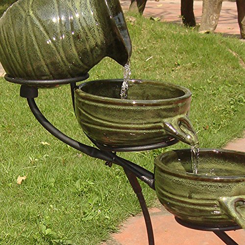 Smart Solar 23931R01 Ceramic Solar Cascading Fountain thumb #2