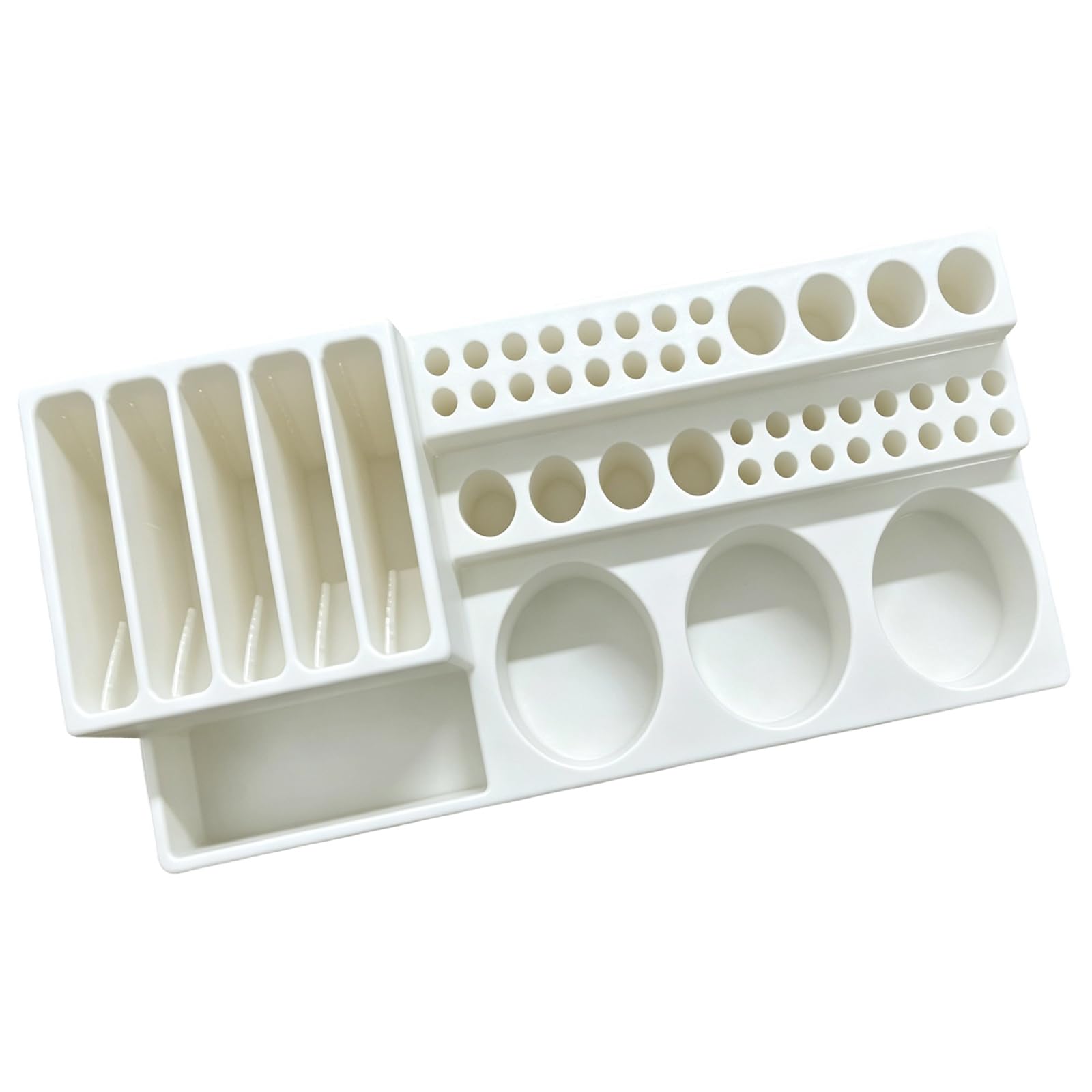Mekalero A Strength Tool Storage Box Rack With Precisely Slot Nd Hole For Organized Desktop Workspaces Nd Projects Tool Owner