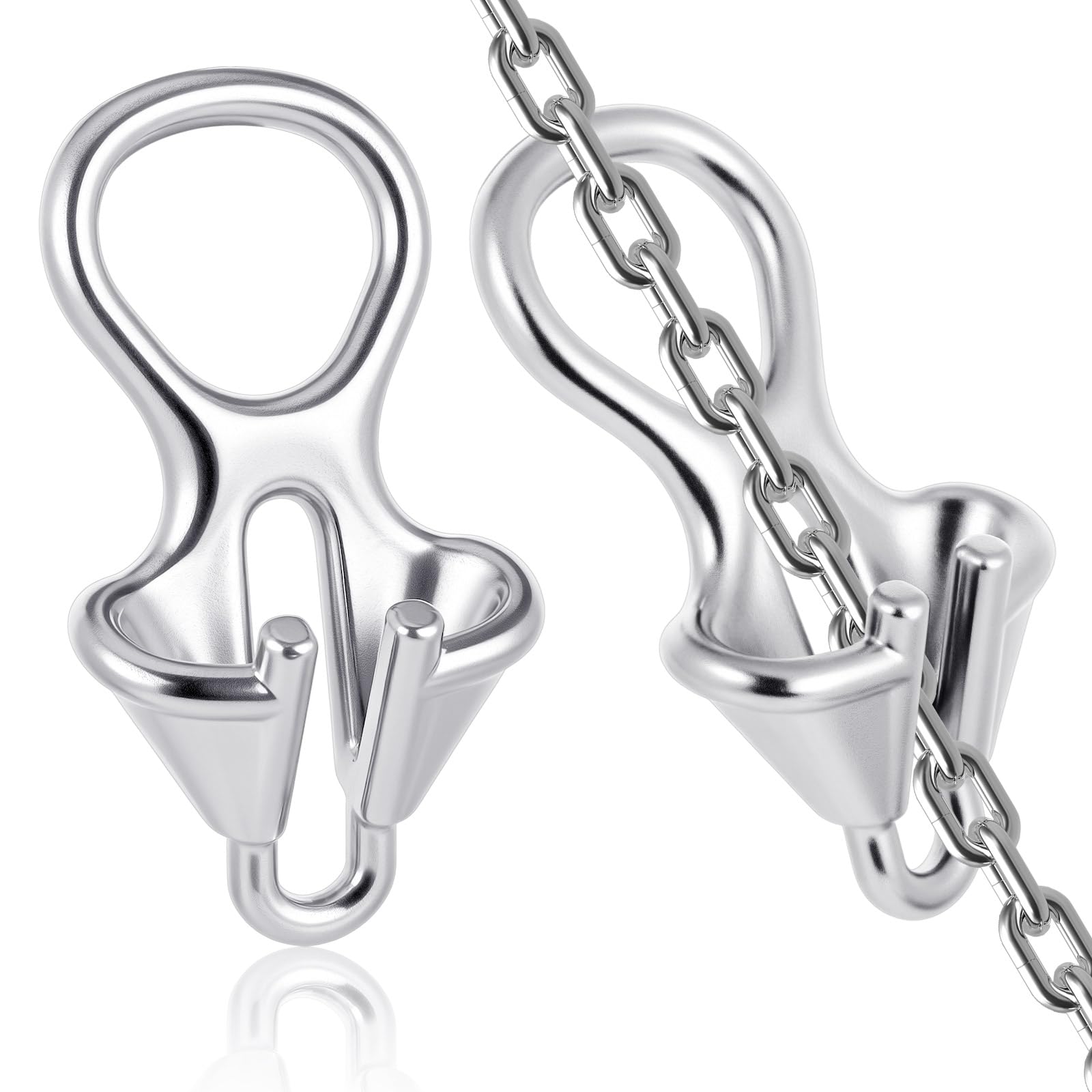 Catena di ancoraggio per barca da 10-12 o 6-8 mm, in acciaio inox, con catenella di ancoraggio, fermaporta, dispositivo di ormeggio, accessorio hardware