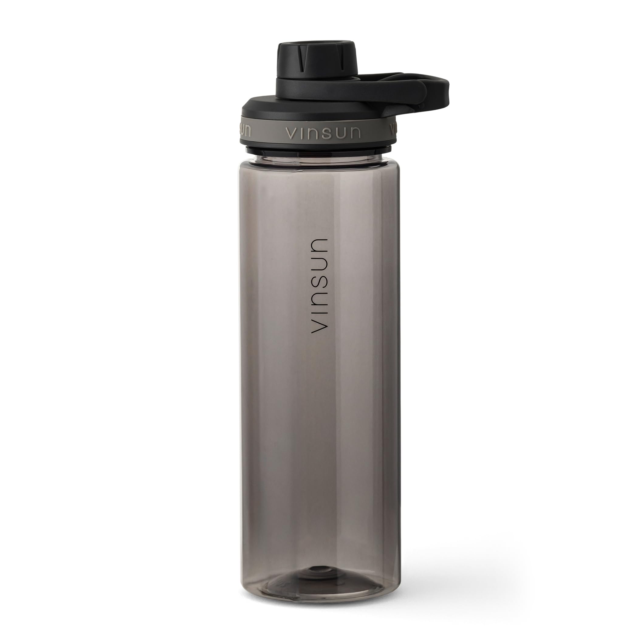 VINSUN Trinkflasche 750ml Tritan - auslaufsicher, Kohlensäure geeignet, BPA frei - Leichte, schlanke Wasserflasche für Sport, Schule, Uni, Fahrrad