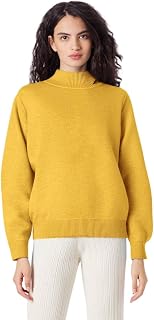 T Shirt Acogedor Polar Cuello Alto para Mujer, Otoño e Invierno Punto Top Cálido Jersey para Capas Camisas Térmicas Para Hombre