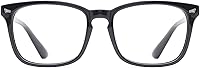 Vista 12 de TIJN - Gafas de bloqueo de luz azul - Armazón cuadrado de anteojos para estudiosos - Gafas de juego de computadora Anti Blue Ray