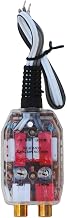 Hi to Lo High Low Speaker Level RCA Line Converter with Gain Control Amp Adapter Interface Drop OEM Wiring to Aftermarket Amplifier