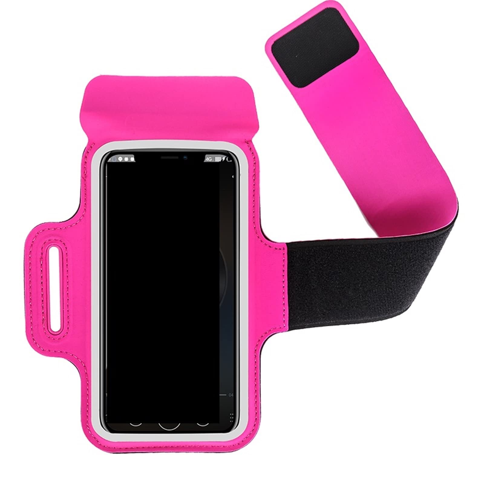 VIZCO Mens Cross Body Bag Running Sport Armbands Case On Hand Arm Band Phone Pouch (Color : Pink)-image-33