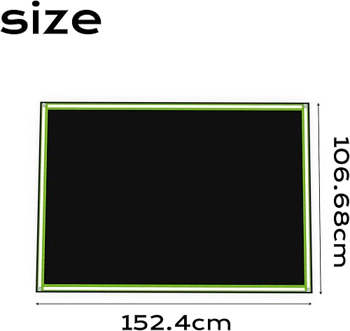 Miniatura 6 de 60 x 40 inch Under Grill Mats for Outdoor Grill,Fireproof Mat for Lawn, Waterproof Oil-Proof Grill Pads Fire Pit Mat Fireplace Mat,Reflective Trim