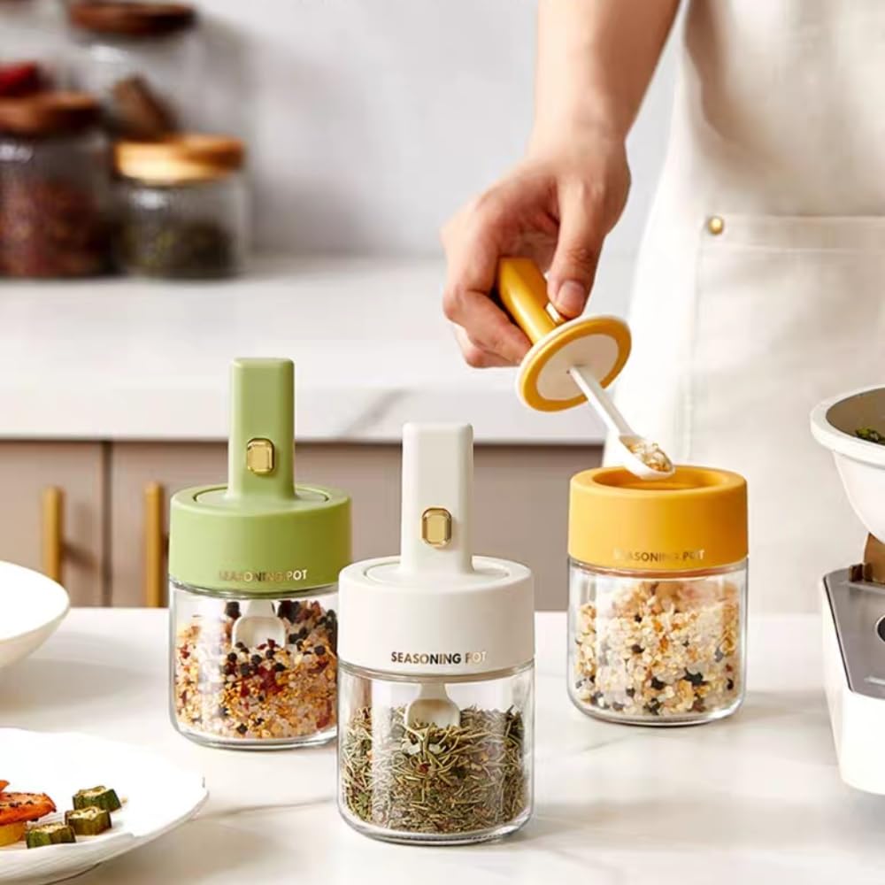   調味料入れ Amazon｜西田(Nishida)調味料入れ3本セット ガラス 調味料タンク