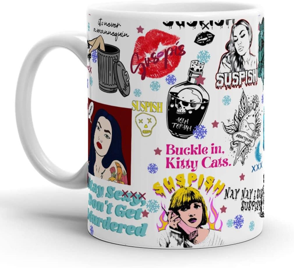 Tea Cups Bailey 11oz 15oz Sarian White Ceramic Makeup