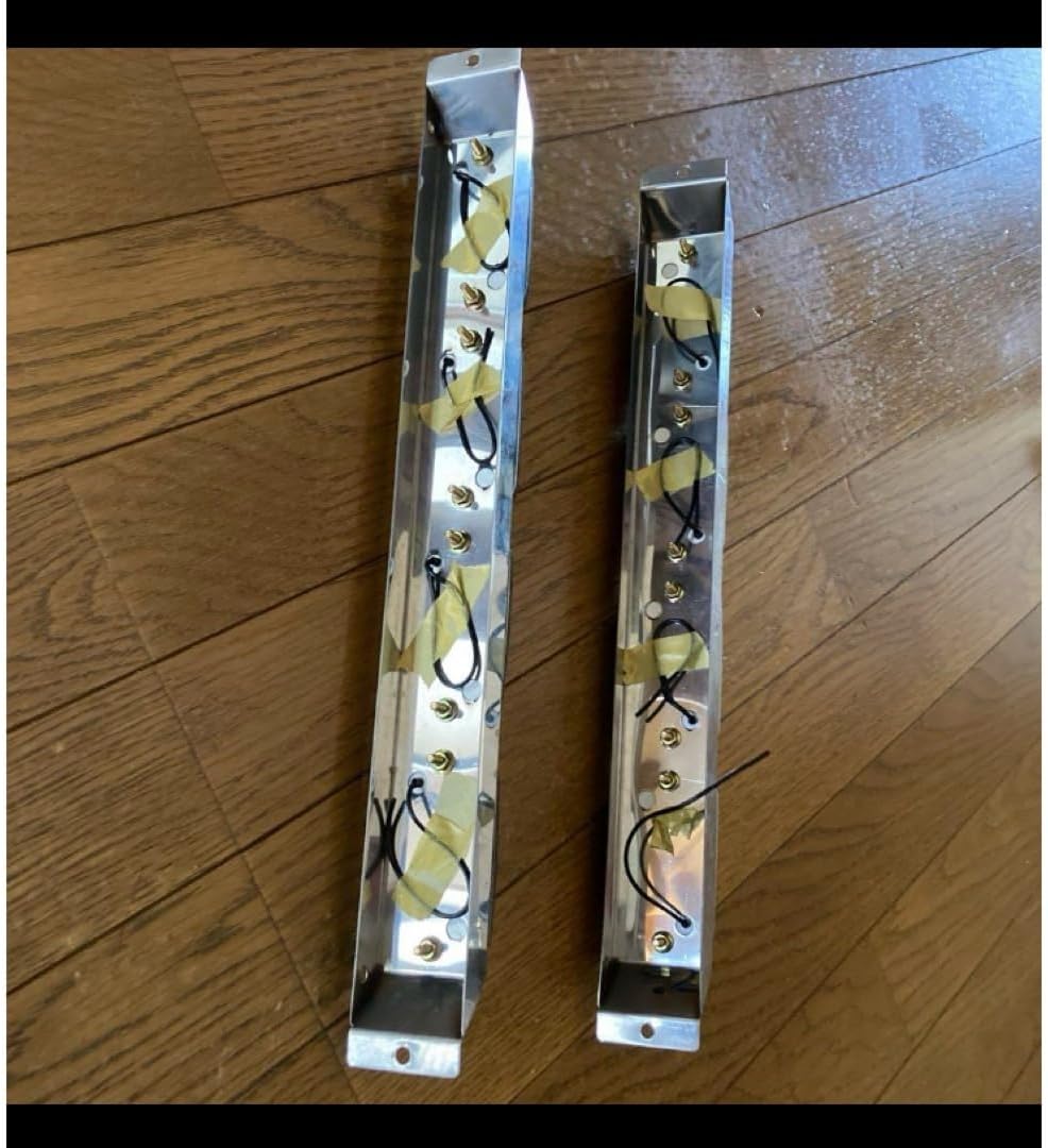 ステンレス製4連角マーカーステー付き ステンレス製4連角マーカー